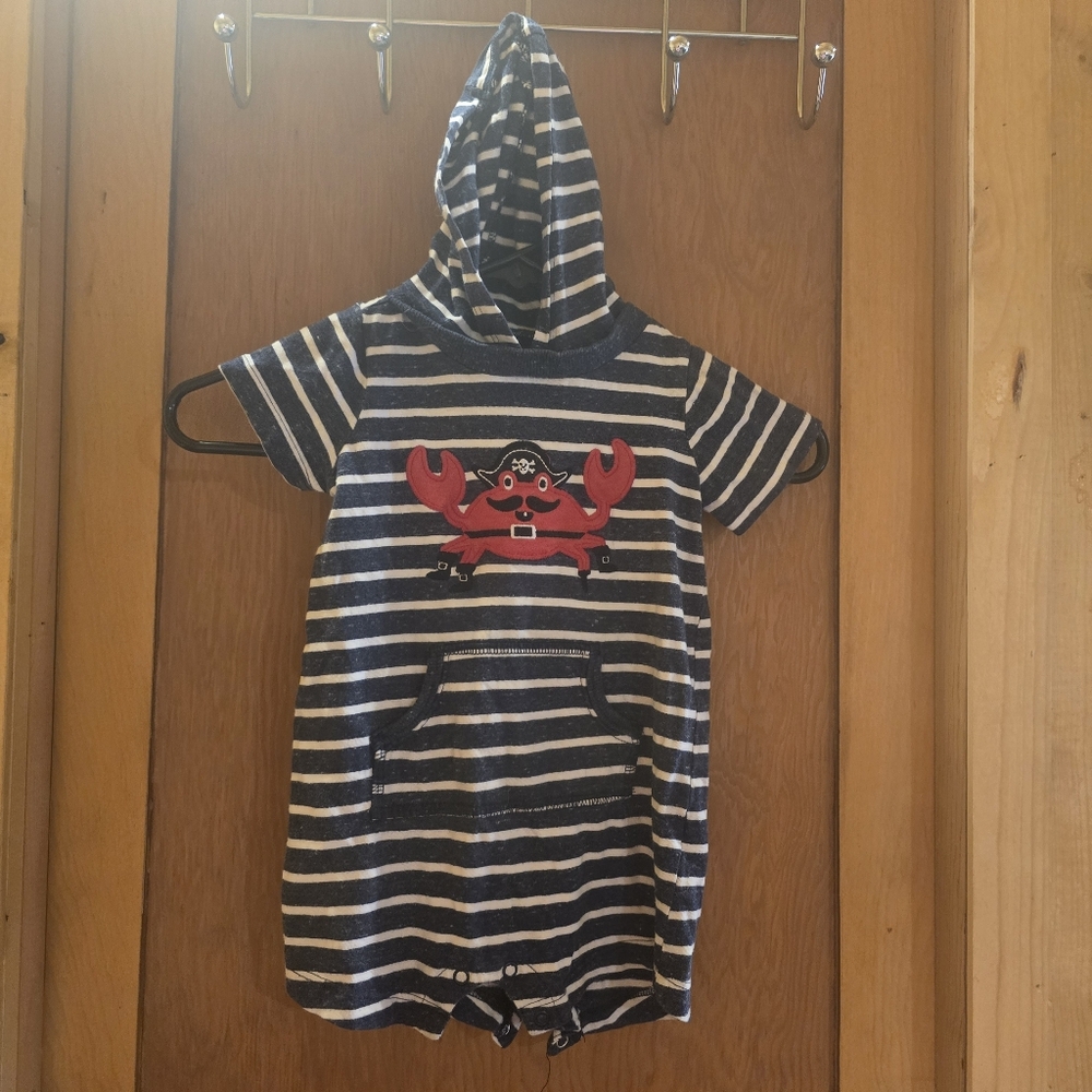 Carters 18 months hooded baby onsie
